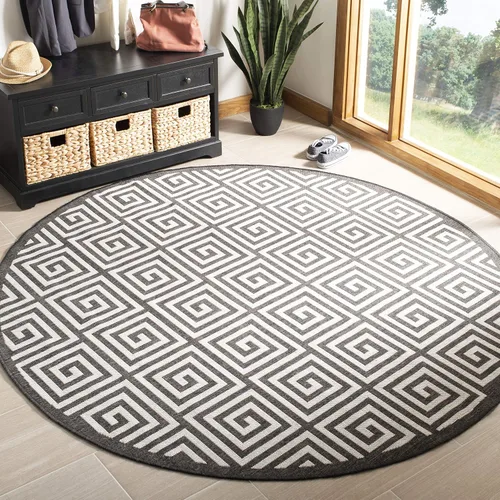 Miniatura 22 de SAFAVIEH Linden Collection - Alfombra lavable para exteriores, alfombra de pasillo de 2.2 x 8 pies, color rojo y crema, no desprende pelusa y fácil