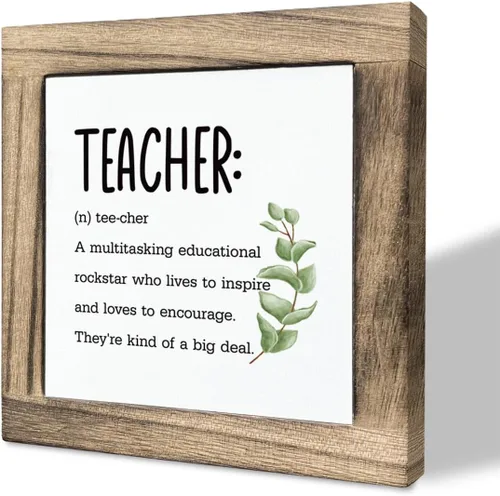 Miniatura 10 de Letrero inspirador, caja de madera con placas de escritorio, letrero cristiano, letrero de mesa de madera, decoración de mesa religiosa