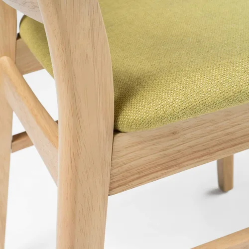 Miniatura 9 de Christopher Knight Home Idalia - Sillas de comedor, juego de 2 piezas, té verde / acabado de roble Verde (Green Tea)