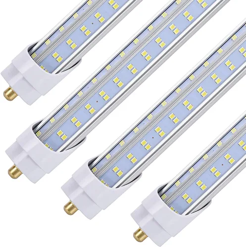 Miniatura 7 de 10 bombillas LED de 8 pies, luz diurna de 120 W, 19000 lm 5000 K, súper brillante, tubo de luces LED T8 T10 T12, luces LED FA8 de un solo pin