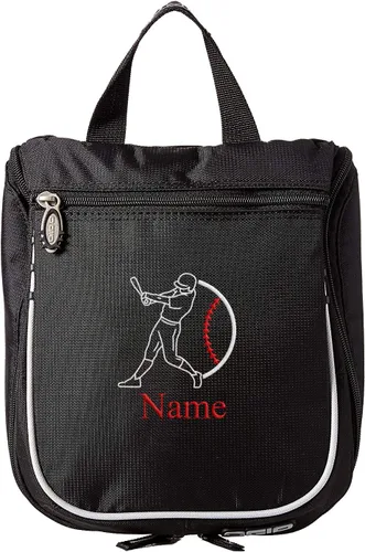 Miniatura 6 de Mato & Hash Neceser de béisbol, kit de afeitado personalizado para hombre, estuche de viaje colgante