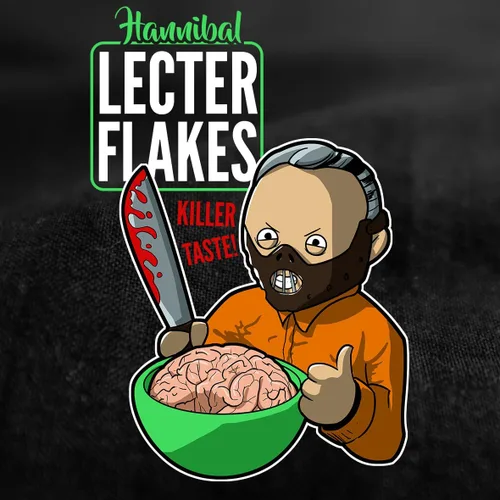 Miniatura 3 de Funny Hannibal Lecter Flakes - Camiseta de cereales Killer Taste para hombre - Merch Hannibal - Camiseta asesina de cereales - Merch