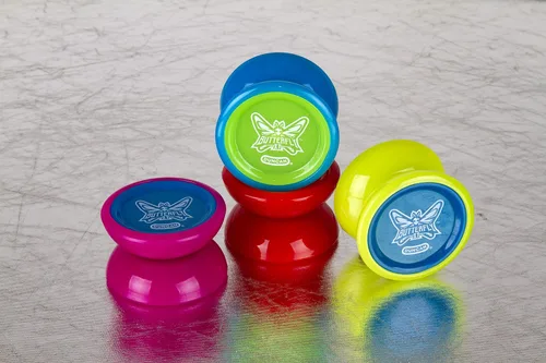 Miniatura 5 de Duncan Toys Butterfly XT - Yoyó con cuerda, eje de rodamiento de bolas y cuerpo de plástico, yoyó para trucos de cuerda, morado con tapa azul