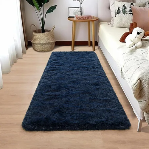 Miniatura 2 de Nuttumico Alfombras de pasillo suaves de 2x4 pies para dormitorio, sala de estar, alfombra mullida de felpa, alfombra antideslizante para habitación