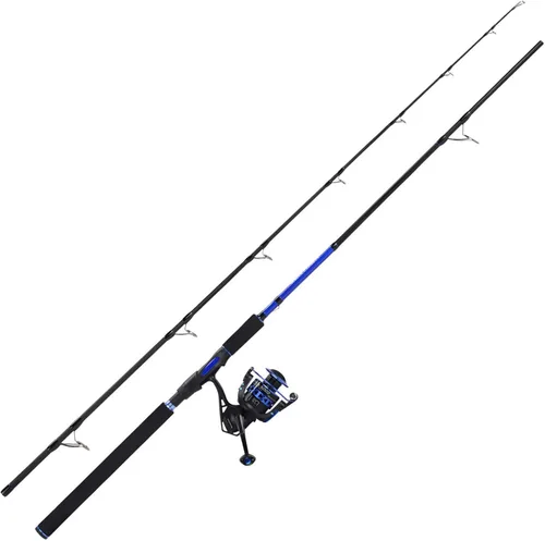 Miniatura 9 de KastKing Centron - Combo de caña de pescar y carrete, combo de spinning y cebo de grafito, 2 piezas en blanco de grafito IM6, guías de acero