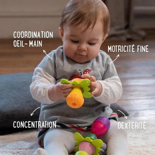 Miniatura 5 de Lalaboom 36 piezas de cuentas para bebé – Montessori educativo forma y color STEM juguete de construcción de 10 meses a 3 años - BL300, multicolor