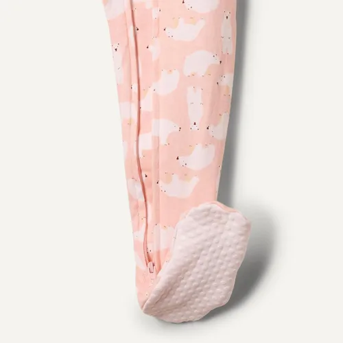Miniatura 3 de Tienda Essentials x Sofia Grainge - Pijama unisex de algodón con pies para niños pequeños y bebés, paquete de 2