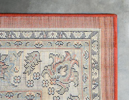 Miniatura 282 de Unique Loom Colección Sialk Hill - Alfombra de área Washington (3 pies 3 pulgadas x 5 pies 3 pulgadas, rectángulo, burdeos/crema)