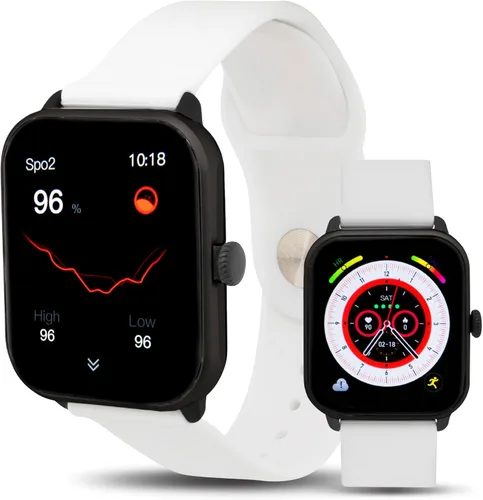 Miniatura 15 de iWatch® Reloj inteligente con llamadas Bluetooth, pantalla AMOLED de 1.85 pulgadas, seguimiento de fitness y sueño, reloj inteligente impermeable