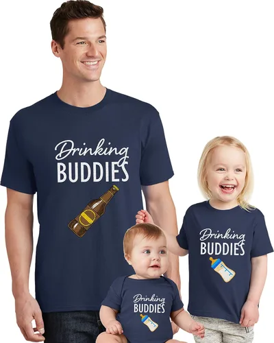 Miniatura 2 de NACRE APPAREL Camisetas de padre e hijo a juego para papá e hijo, camisetas para el día del padre