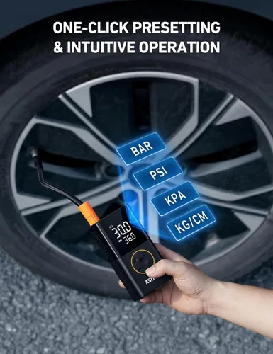 Miniatura 7 de AstroAI Compresor de aire portátil con inflador de neumáticos mini L7 y L7