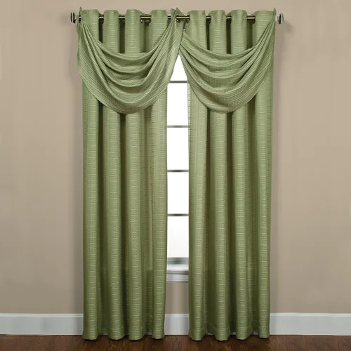 Miniatura 2 de SKL Home Sutton Cenefa para ventana, 18 x 38 pulgadas, Burdeos