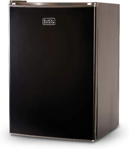 Miniatura 2 de BLACK+DECKER BCRK25B - Refrigerador compacto Energy Star de una sola puerta con congelador, 2.5 pies cúbicos, negro y horno microondas COMFEE