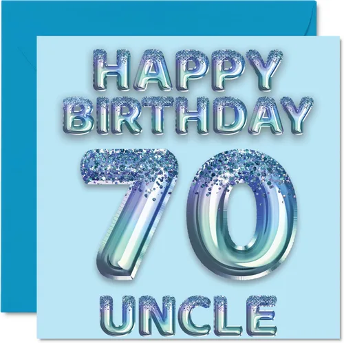 Miniatura 284 de Stuff4 Tarjeta de primer cumpleaños para niños, globo de fiesta con purpurina azul, tarjetas de feliz cumpleaños para niño de 1 año, nieto, hijo, 57