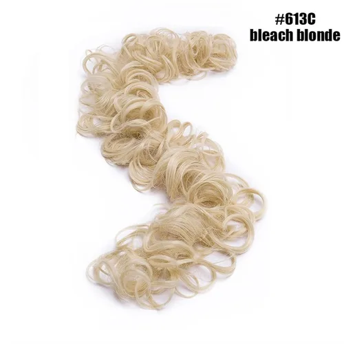 Miniatura 2 de Moño desordenado, pieza de pelo de moño desordenado, pieza de cabello de 31.4 pulgadas de largo, despeinado, esponjoso, extensiones de cola