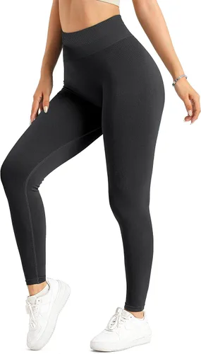 Miniatura 2 de A AGROSTE Leggings con levantamiento de glúteos para mujer, cintura alta, para entrenamiento, gimnasio, yoga, teñido anudado, sin costuras, mallas