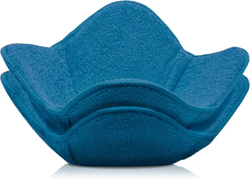 Miniatura 3 de Juego de 2 almohadillas calientes rojas para microondas, soportes para ollas, acogedores para alimentos, Ooma, ramen o tazón de sopa acogedor