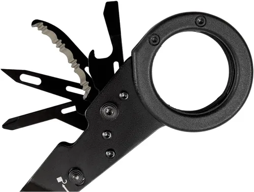 Miniatura 2 de SOG ParaShears Multiherramienta ligera de acero inoxidable para el campo, 11 herramientas Tecnología de palanca compuesta, negro