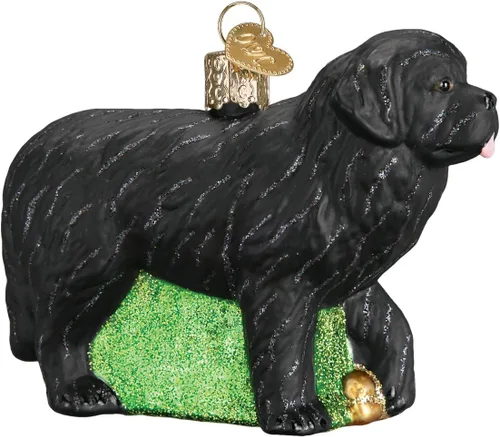 Miniatura 13 de Old World Christmas Golden Retriever - Adorno de cristal soplado para árbol de Navidad, decoración navideña artesanal, colección de perros
