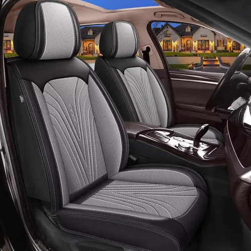 Miniatura 20 de DISUTOGO 2 Fundas para Asientos Delanteros Compatibles con Hyundai Tucson 2010-2024 2025 2026: Fundas de Asiento de Coche de Cuero Impermeables