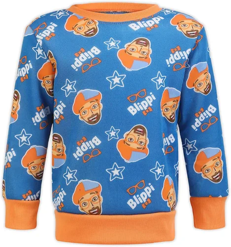 Miniatura 2 de Blippi Conjunto de camisa y pantalones de manga larga para niños pequeños y niños pequeños