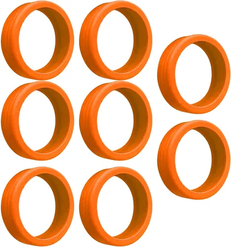 Miniatura 2 de JTLB Paquete de 8 fundas protectoras de silicona para maletas de equipaje, con cancelación de ruido y absorción de golpes, para maleta de carrito