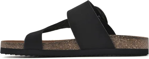 Miniatura 5 de WHITE MOUNTAIN Sandalia Harley con plantilla para mujer, Blanco