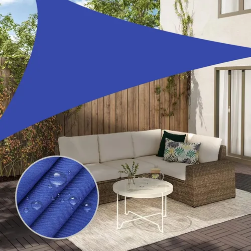Miniatura 18 de Neween Toldo tipo vela triangular de 6 pies 7 pulgadas x 6 pies 7 pulgadas x 6 pies 7 pulgadas, impermeable, para patio, terraza, pérgola, para Gris