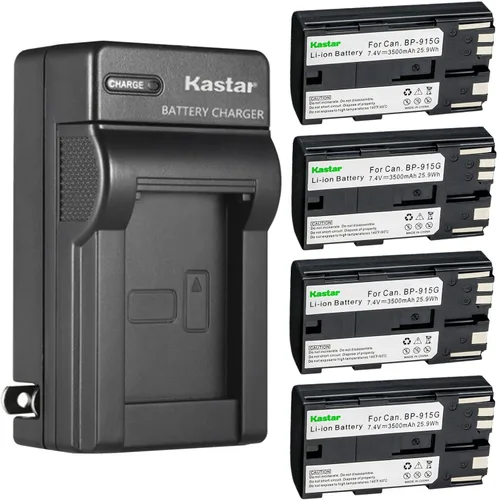 Miniatura 7 de Kastar Cargador de batería de pared BP-915G AC para Canon XH-A1, XH-A1 HDV, XH-A1S HD, XH-A1SE HDV, XH-G1 HDV, XH-G1S, XH-G1S HD, XL-H1A, XL-H1S