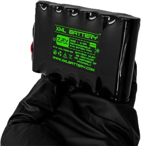 Miniatura 3 de (1 paquete 6PH-H-4/3A3600-S-D22 7.2v 3600mAh Ni-MH DSC IMPASSA 9057 SCW-9057 SCW-9055 Sistema de seguridad inalámbrico con batería