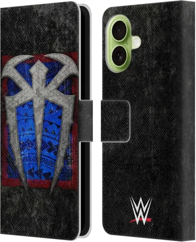 Miniatura 21 de Head Case Designs Officially Licensed WWE Distressed Logo Roman Reigns Leather Wallet Case Compatible with Apple iPhone 11