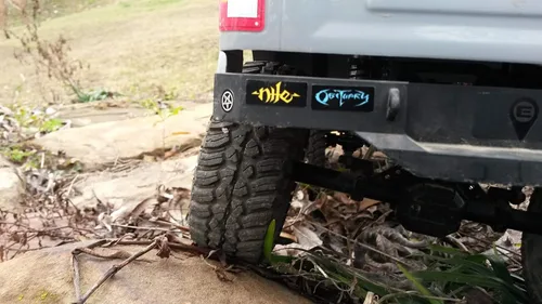 Miniatura 3 de Adhesivos para parachoques y ventanillas para Báscula RC, 2 estilos, bandas de metal pesado/muerte, para: Axial SCX10 II RC4WD Redcat Gen8 TRX4