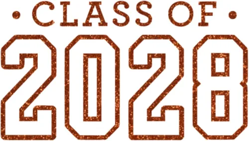Miniatura 26 de Class of 2028 Iron On Decal, Senior Class Shirt Patch, Heat Transfer, HTV Graphic Tshirt Sticker, DIY Crafts, Pick Size Color, Iron-On Almost Gold