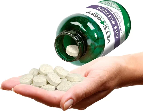 Miniatura 8 de Vet's Best Gas Busters - Suplementos para perros, gases, hinchazón, alivio del estreñimiento y ayuda a la digestión para perros, 90 tabletas