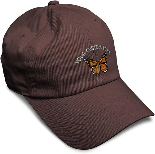 Miniatura 42 de Gorra de béisbol suave con diseño de mariposa monarca, con insectos, bordado de mariposa, de algodón, para hombres y mujeres