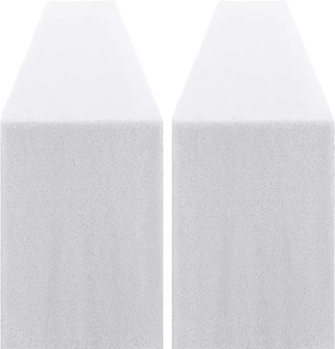 Miniatura 66 de Pufogu - Camino de mesa de lentejuelas brillantes de 12 x 72 pulgadas para fiestas de cumpleaños, decoración de bodas, despedidas de soltera