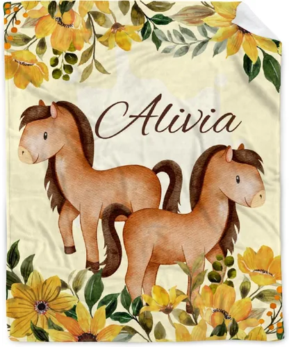 Miniatura 17 de Manta personalizada de franela de vellón de mariposa para bebé, manta de regalo personalizada con nombre, manta ligera y suave, bonita manta