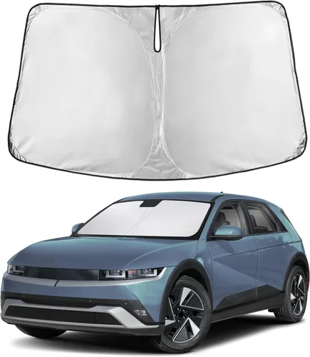 Miniatura 365 de EcoNour Parasol para parabrisas compatible con Hyundai Tucson 2016-2019 2020 2021, visera solar para parabrisas delantero y ventana, bloqueador