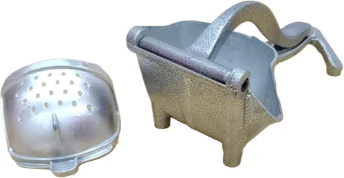 Miniatura 4 de Rastogi Handicrafts Exprimidor de frutas de aluminio Prensa de mano de aleación resistente Exprimidor de limón naranja Exprimidor de fruta simple