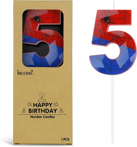 Miniatura 25 de Velas de cumpleaños de autos de carreras número 3, velas de cumpleaños a cuadros negros y blancos de 2.68 pulgadas, velas de números con temática