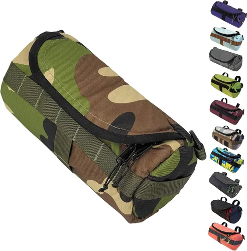 Miniatura 14 de Bolsa para manillar (Bikeday Cake) Capacidad de 2 litros Amplia bolsa para bicicleta con 2 correas de hebilla extra largas y 1 correa de gancho
