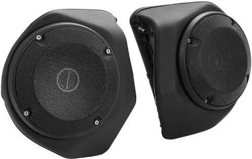Miniatura 8 de TCMT Caja de maletero para motocicleta King con respaldo envolvente y portaequipajes con altavoces, para 2 personas, compatible con Harley 2014-2025