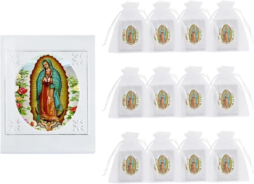 Miniatura 9 de Rotel 12 libros de oración de ángel de la guarda a granel para bautismo, recuerdos de fiesta, decoraciones de bautismo, centros de mesa para bautizo