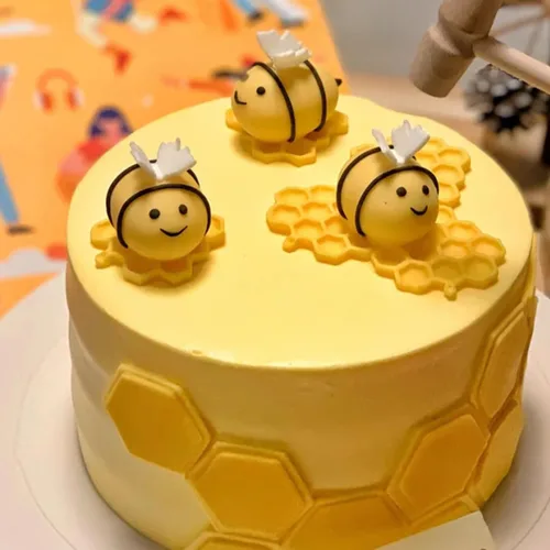 Miniatura 4 de Molde de silicona para colmena de abeja para decoración de tartas, decoración de cupcakes, pasta de goma de chocolate, arcilla polimérica