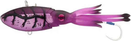 Miniatura 19 de Nomad Design Señuelo de pesca vibratorio patentado original de Squidtrex – Señuelo de plástico suave TPE con aroma añadido para agua salada con Cali