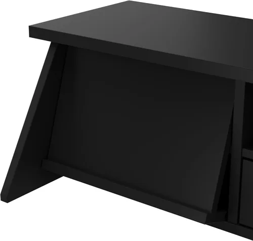 Miniatura 8 de Bush Furniture Broadview - Organizador de escritorio en negro clásico Almacenamiento para el espacio de trabajo de oficina en casa