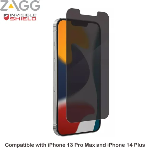 Miniatura 2 de ZAGG InvisibleShield - Protector de pantalla de privacidad de vidrio para iPhone 13 PRO MAX – 3X protección contra impactos y arañazos, vidrio