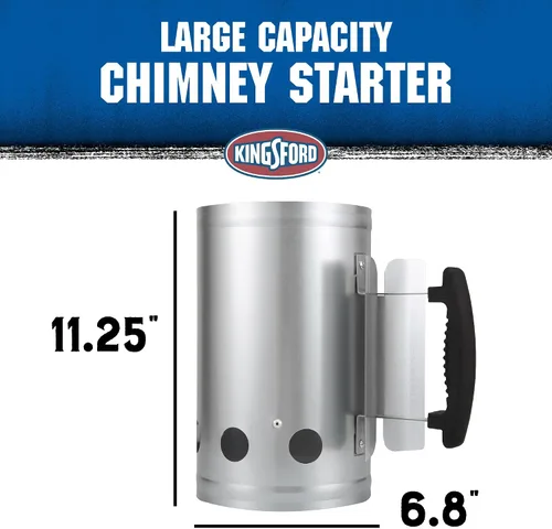 Miniatura 4 de Kingsford Iniciador de lujo para chimenea de carbón de alta resistencia Iniciador de chimenea para parrilla de carbón y barbacoas, compacto, fácil