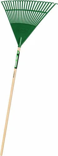 Miniatura 4 de Truper, rastrillo para jardín, profesional, de acero, Tru Tough - Rastrillo plástico para arbustos con cabeza de 20,32 cm