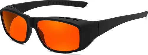 FEISEDY Fitover B1228 - Lentes de luz azul para juegos de computadora para dormir mejor, antirreflejos